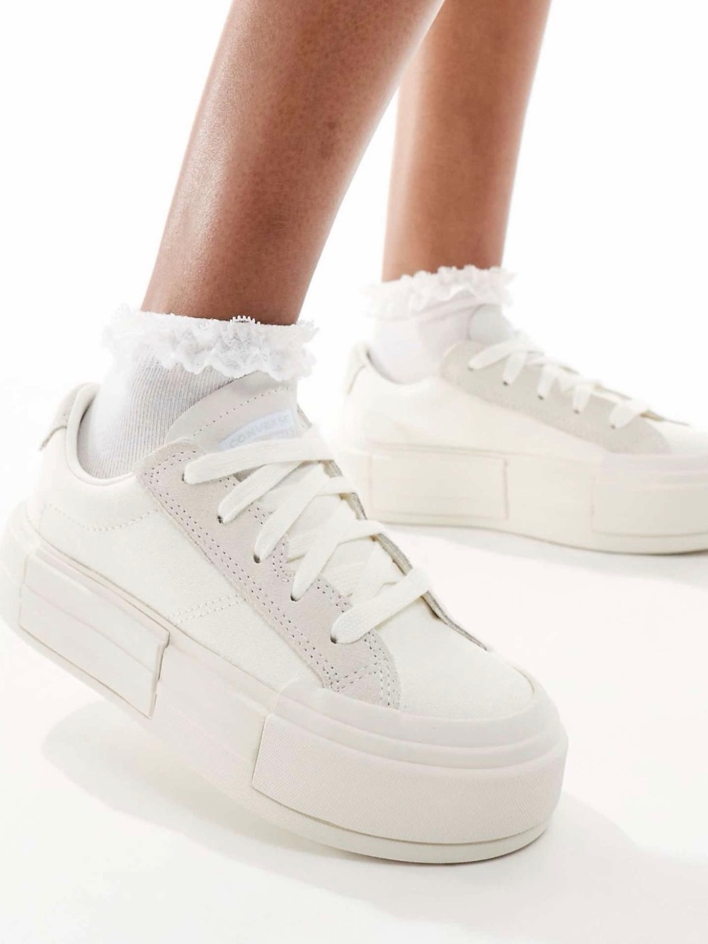 Converse All Star Cruise Cream Low-Top Platform Sneakers